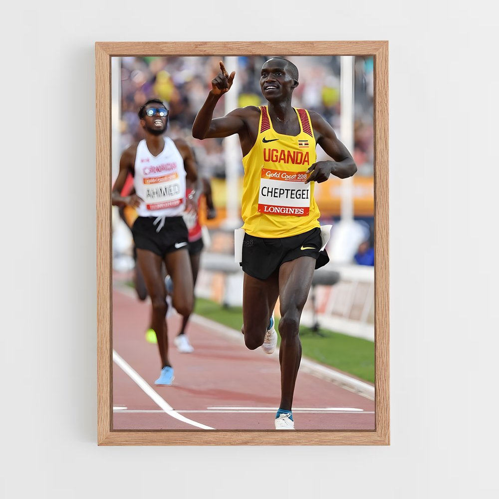 Poster L'Éclair de Doha – affiche Athlétisme (vue 4)